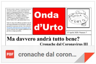 Foto della copertina onda d'urto